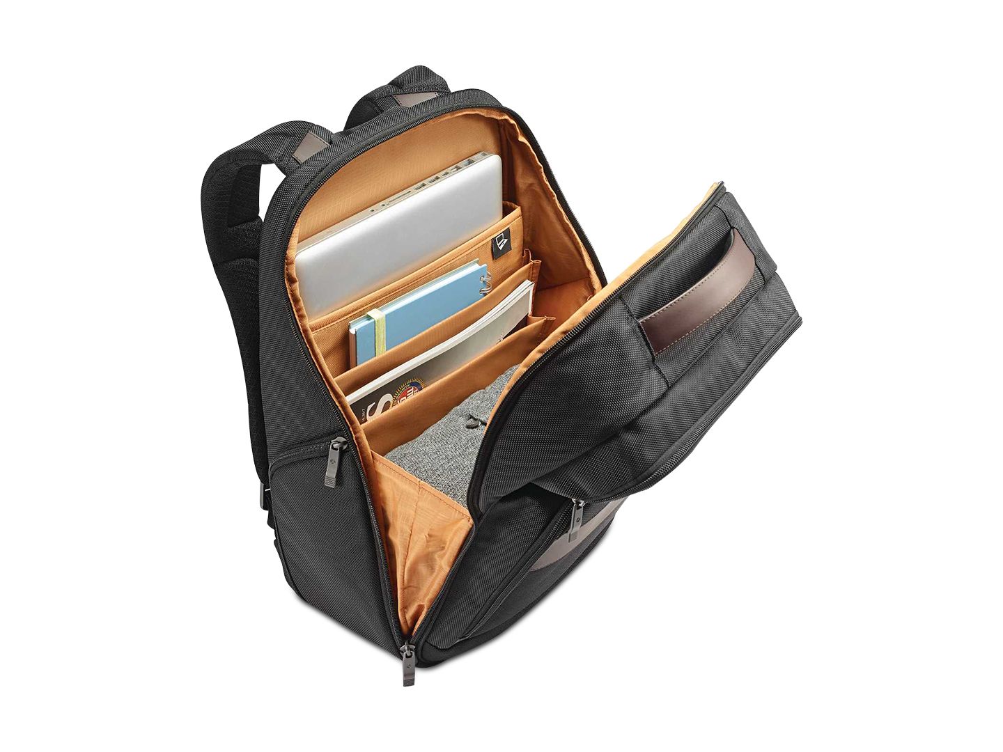 Рюкзак Samsonite Kombi 17.5", цвет: Чёрный / Коричневый — фото 7