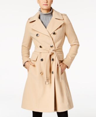 calvin klein double breasted coat
