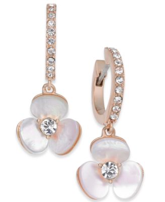 kate spade flower drop earrings