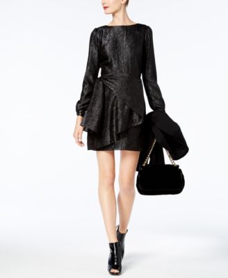 michael kors metallic dress