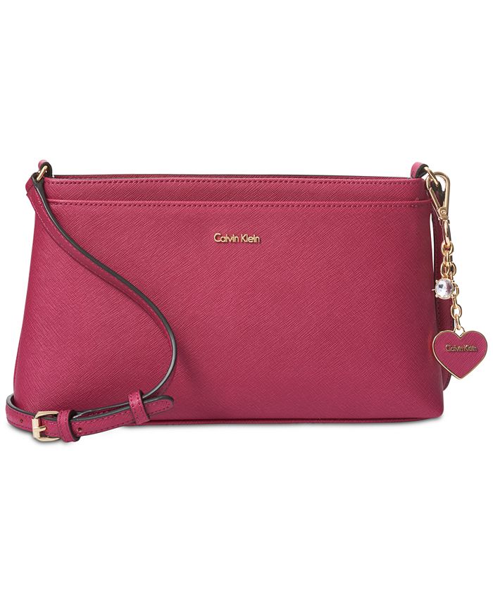 Calvin Klein Saffiano Medium Crossbody Macy's