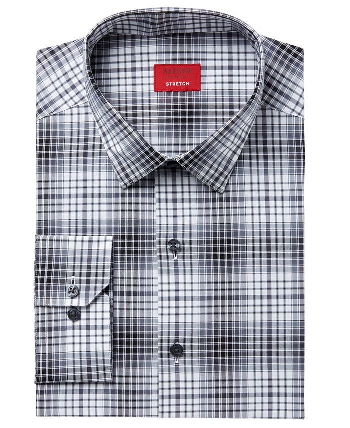 Alfani men's dress shirts slim fit online