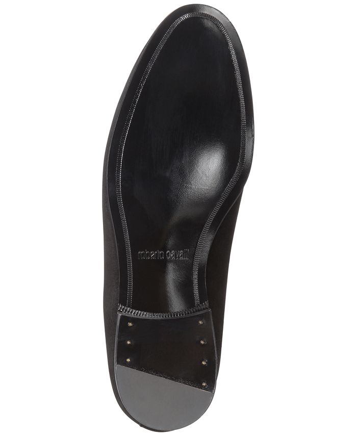 Roberto Cavalli Men's Embroidered Crest Loafers - Macy's
