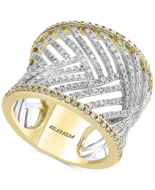 EFFY Collection Duo by EFFY® Diamond Chevron Statement ...