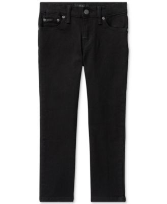 폴로 랄프로렌 남아용 청바지 Polo Ralph Lauren Little Boys Hampton Straight-Fit Denim Jeans,Baker Black Wash Stretch