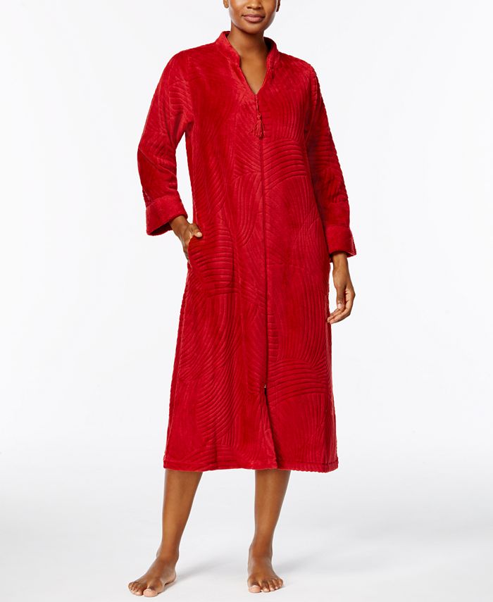 Miss Elaine BrushedFleece Robe Macy's