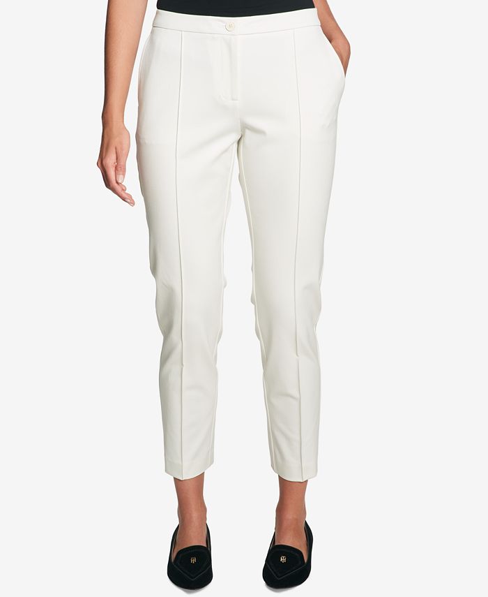 Tommy Hilfiger Pleated Straight-Leg Pants, Created for Macy's - Macy's