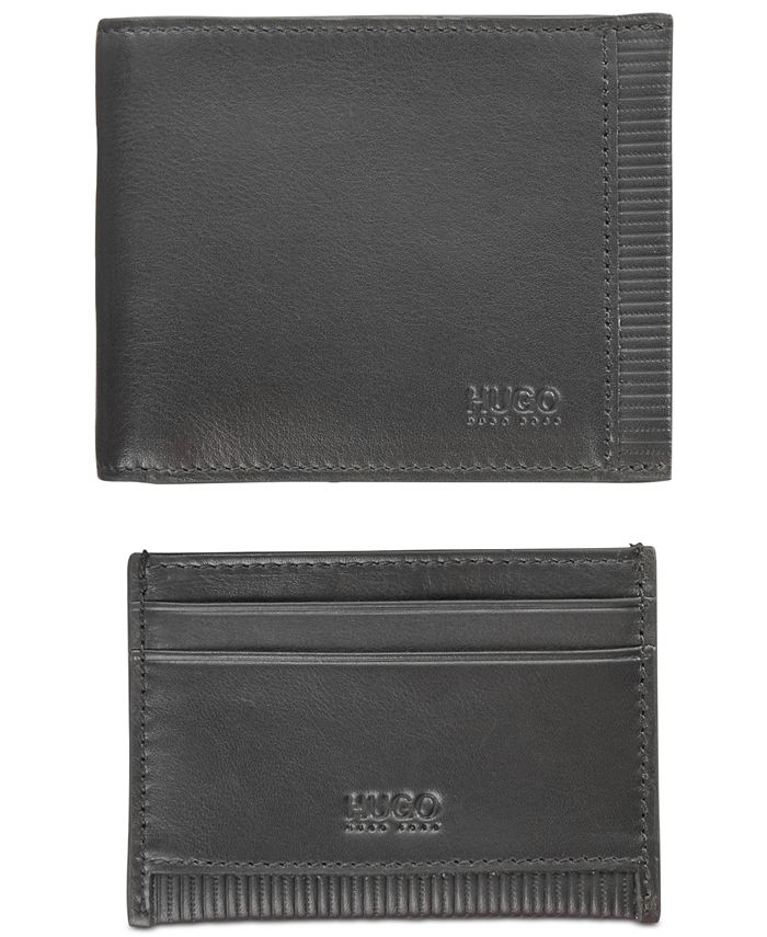 Hugo Boss Men's Leather Card Holder & Wallet Gift Set Macy's