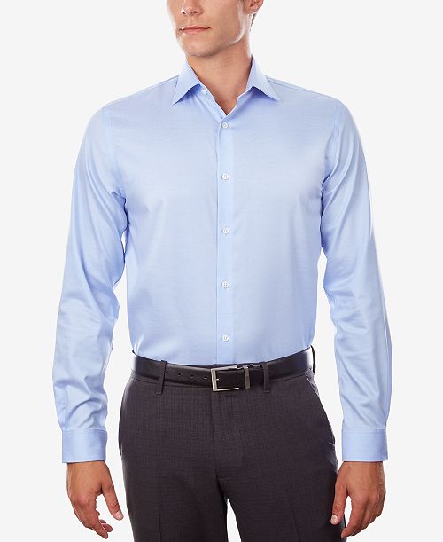 alfani Michael Kors Men's Regular Fit Comfort Stretch Dress Shirt Men's Fashion & Accessories