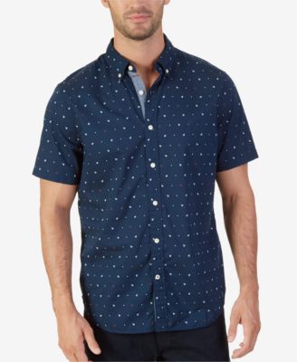 Nautica Men's Classic-Fit Anchor-Print Shirt Macy's