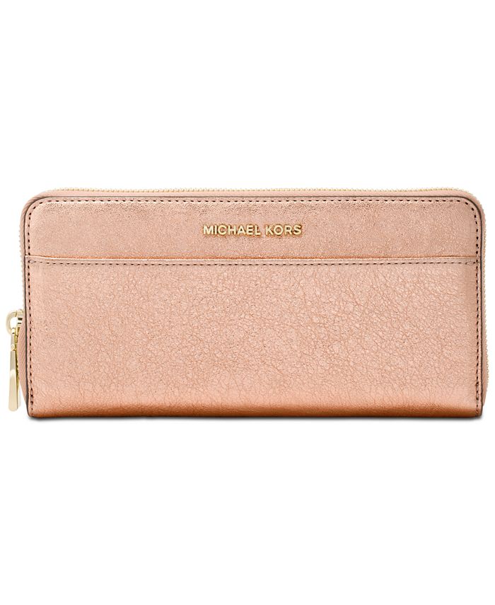 Michael Kors Pocket Zip-Around Continental Wallet & Reviews - Handbags &  Accessories - Macy's