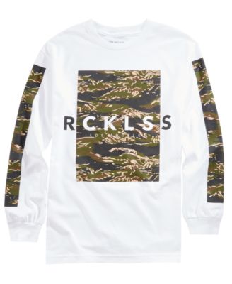 Young & Reckless - Men's Undercover Camouflage Logo-Print T-Shirt