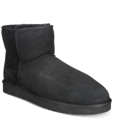 Мужские ботинки UGG® Classic Mini, цвет: Чёрный