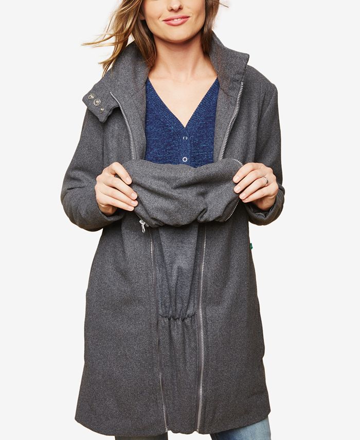 Motherhood Maternity MockNeck Coat Macy's