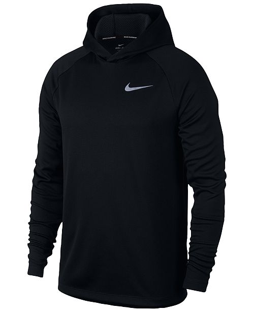 Nike Men's Dry Running Hoodie & Reviews - Hoodies & Sweatshirts - Men ...