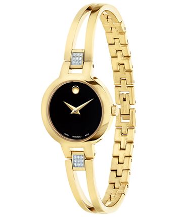 Movado amorosa sale gold
