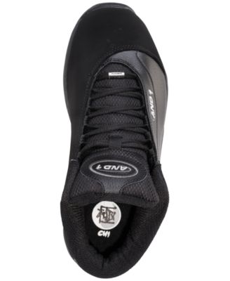 AND1 Men's Tai Chi Mid Leather Basketball Sneakers from Finish
