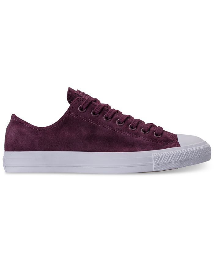Converse Men's Chuck Taylor All Star Suede Ox Casual Sneakers from ...