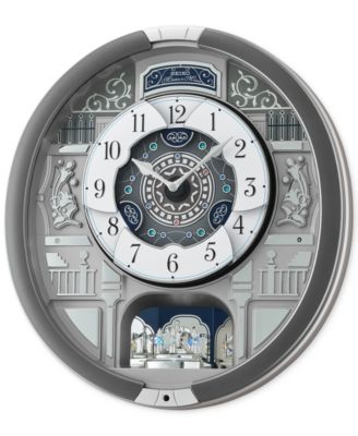 Seiko - Melodies in Motion Silver-Tone Wall Clock