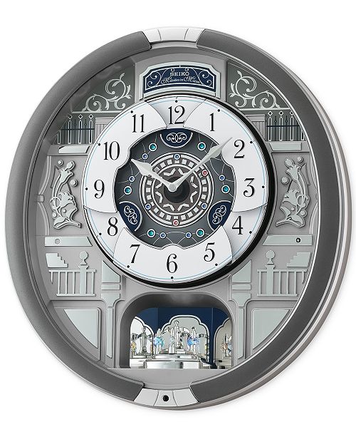 Seiko Melodies in Motion SilverTone Wall Clock & Reviews All Fine