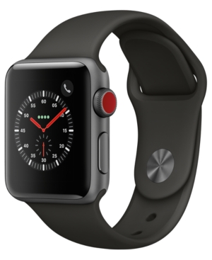 UPC 190198623232 product image for Apple Watch Series 3 Gps + Cellular, 38mm Space Gray Aluminum Case with Gray Spo | upcitemdb.com