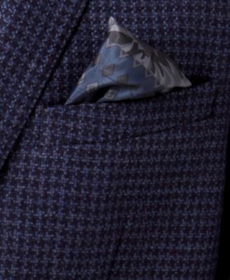 Tallia Men's Slim-Fit Blue/Navy Check Soft Wool Sport Coat 