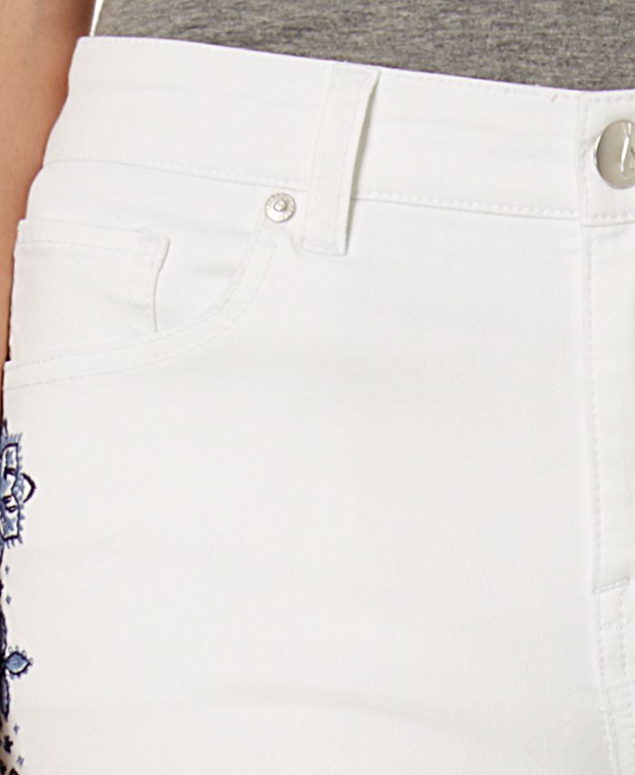 Style & Co Embroidered Slim Boyfriend Jeans, Created for Macy's - Macy's