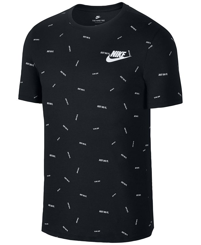 Nike Men's Sportswear Just Do It Printed T-Shirt - Macy's