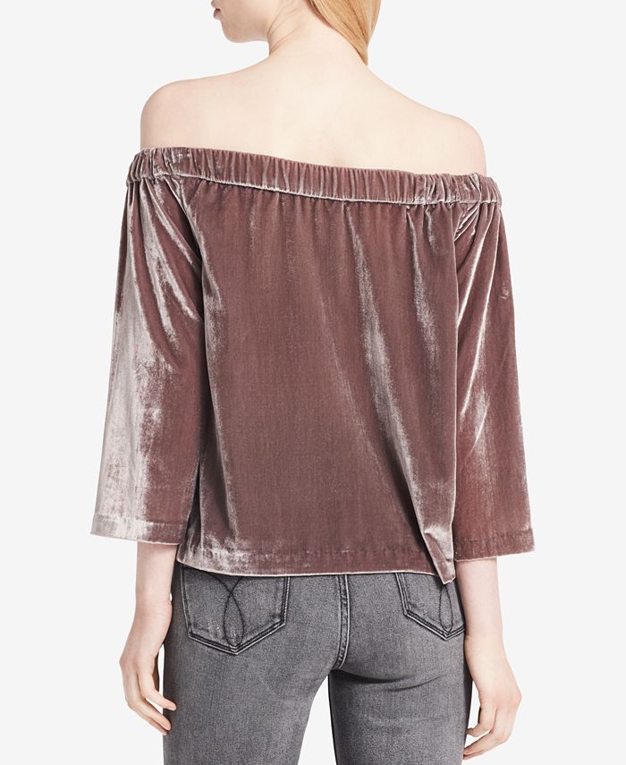calvin klein velvet pants