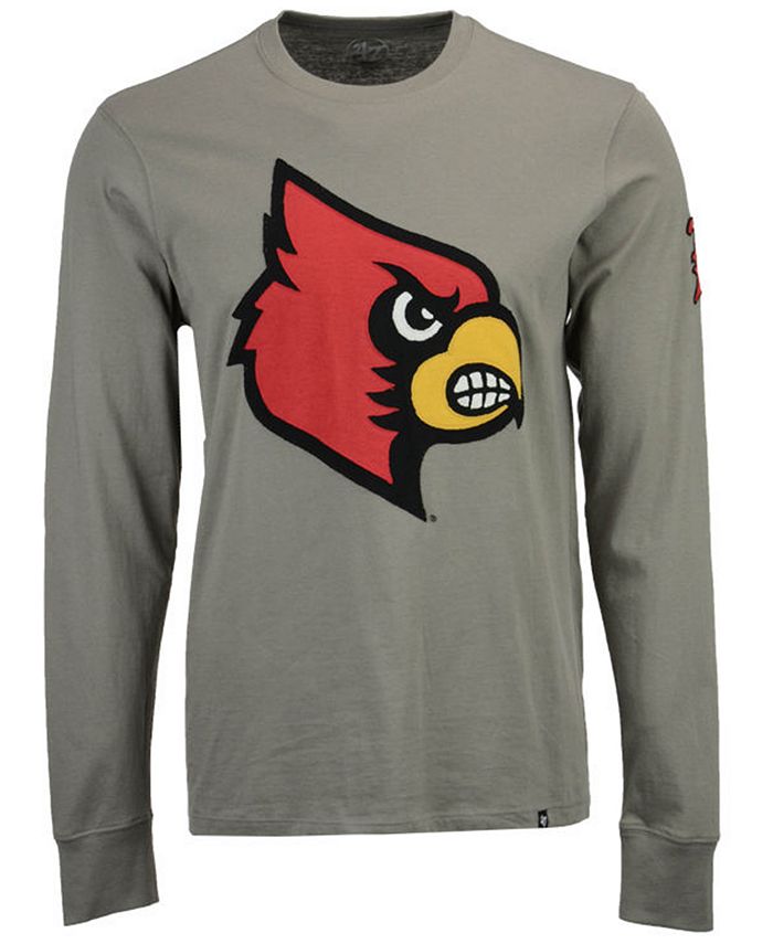 Girls Youth Charcoal Louisville Cardinals For the Love Long Sleeve T-Shirt