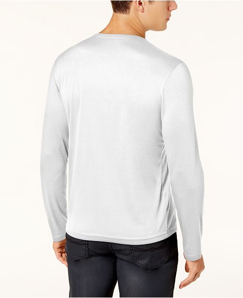Alfani Men's Soft Touch Stretch Henley, Created for Macy's & Reviews ...