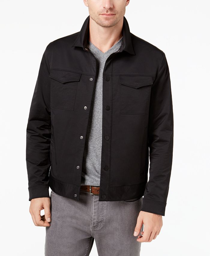 Alfani Men's Devon Snap-Button Jacket, Created for Macy's - Macy's