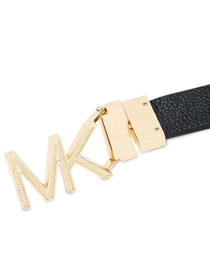 Michael Kors Logo Reversible Leather Belt - Macy's