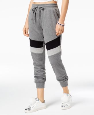 Material Girl Active Juniors' Colorblocked Jogger Pants, Created for ...