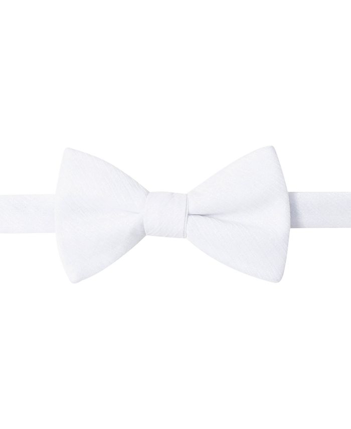 Ryan Seacrest Distinction Men's Shimmer Chiffon Solid Pre-Tied Silk Bow ...