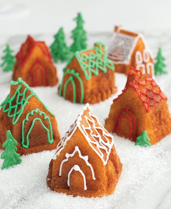 Nordic Ware Cozy Village Mini Bundt Pans Macy's