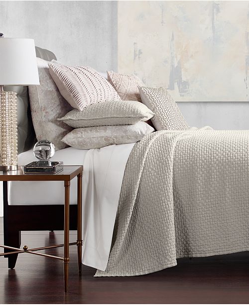 Hotel Collection Speckle Cotton Quilted King Coverlet Created For