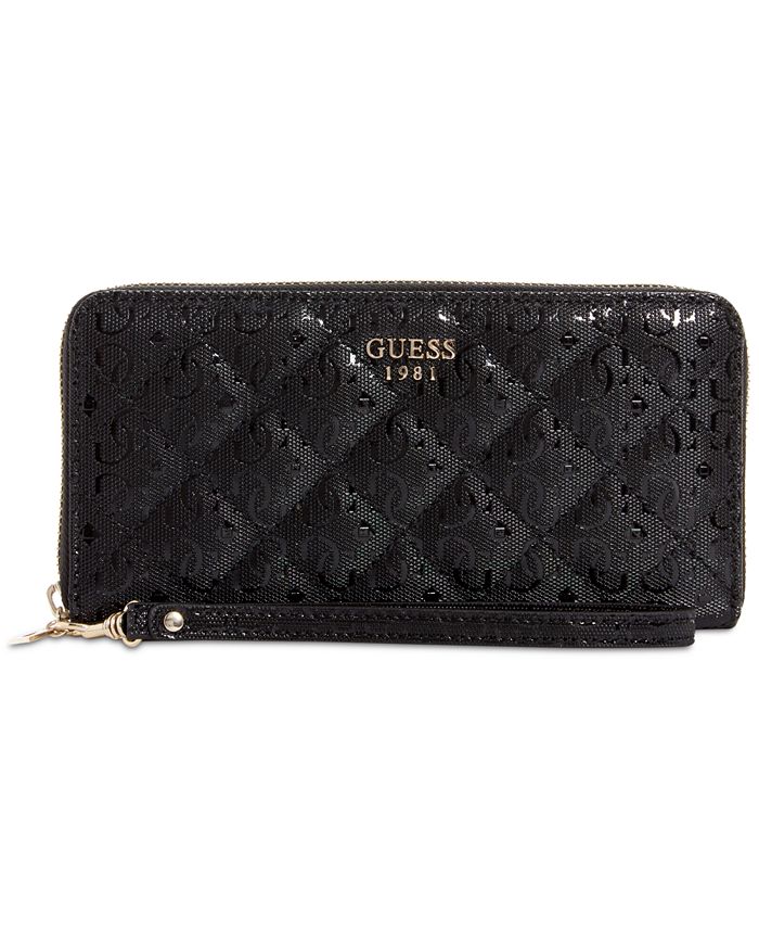 GUESS Seraphina Large Zip-Around Signature Wallet & Reviews - Handbags ...