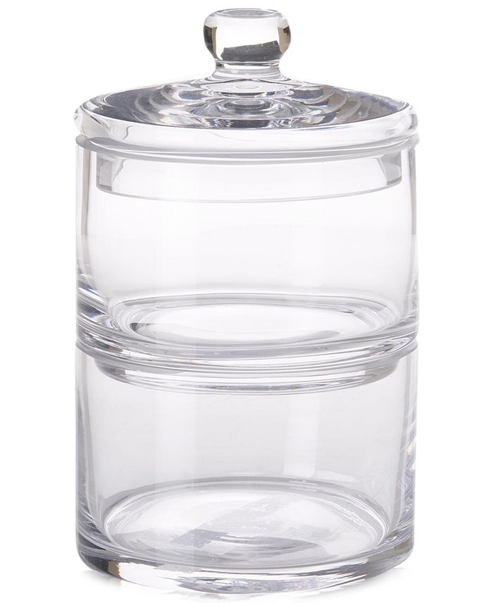 JLA Home Hotel Glass Stacking Jar Glass Macy's