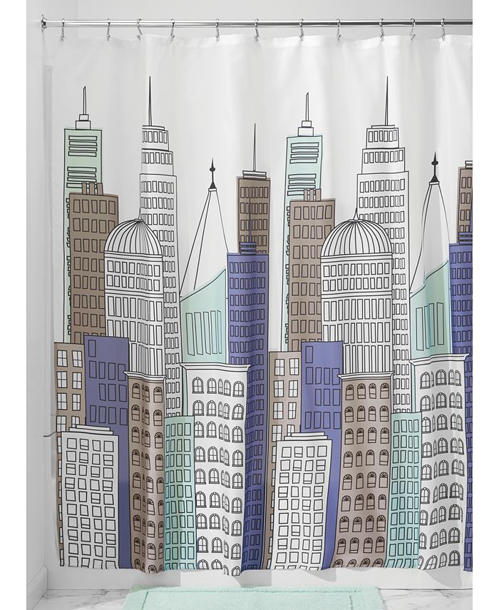 Interdesign Skyline 72" x 72" Shower Curtain Macy's