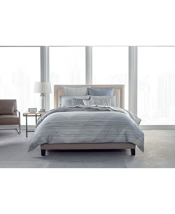 Hotel Collection Diamond Stripe Twin Comforter, Created for Macy's Macy's
