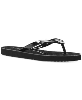 Michael Kors - MK Shiny Flip-Flop Sandals