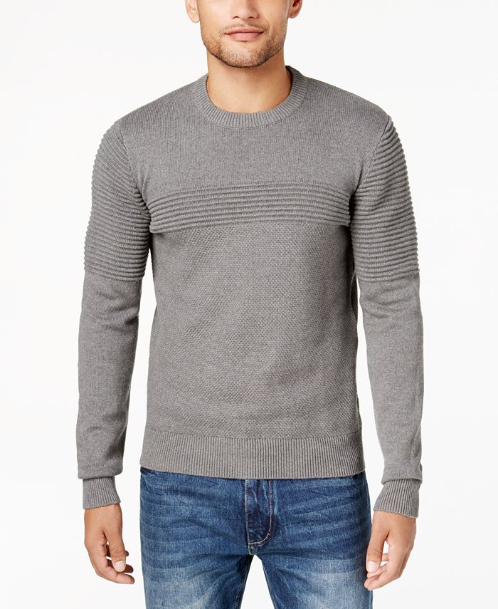Sean John Men's Textured Pullover Sweater, Created for Macy's & Reviews ...