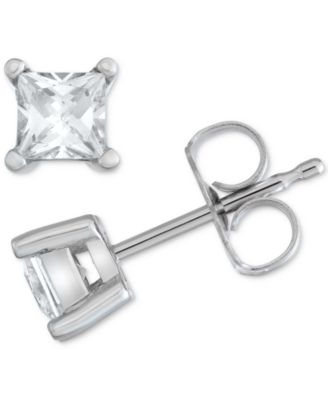 Macy's Star Signature Diamond - Certified ™ Stud Earrings (1/2 ct. t.w.) in 14k Gold or White Gold