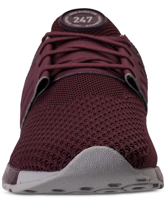 New Balance Men's 247 Knit Casual Sneakers from Finish Line Macy's