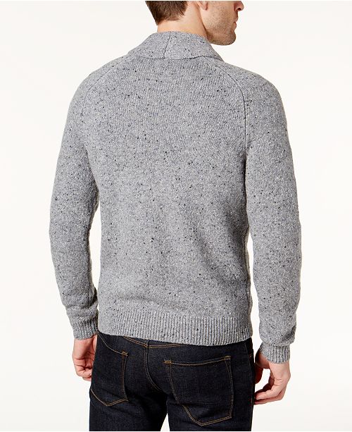 Brooks Brothers Men's Donegal Shawl-Collar Sweater - Sweaters - Men ...