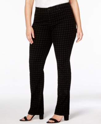 Charter Club - Plus Size Tummy-Control Straight-Leg Jeans