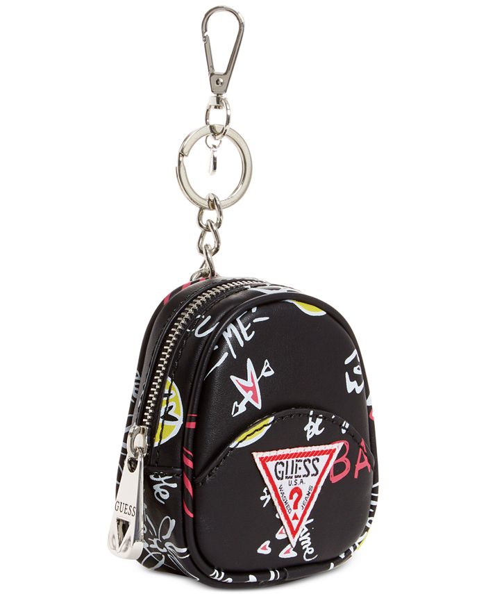 GUESS Cool School Backpack Boxed Keychain - Macy's