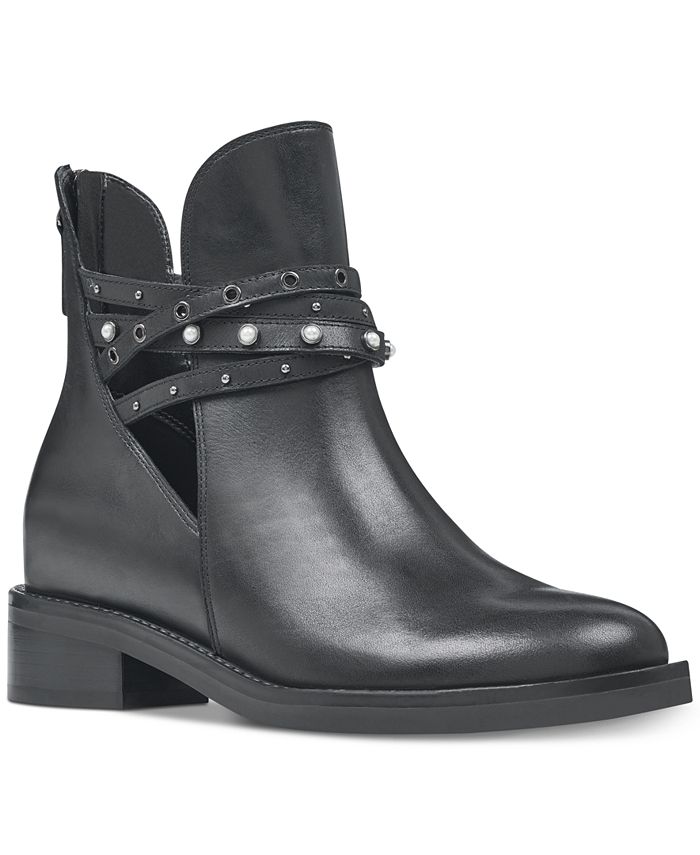 nine west zoneout studded booties