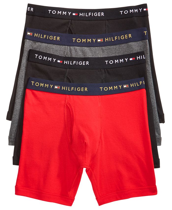 4 Tommy Hilfiger Briefs Cotton Pack Men's Underwear Classic Fit NWT $42 